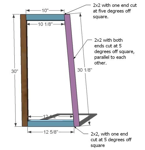Simple Modern Bar Stools — step 3