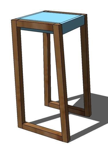 Simple Modern Bar Stools — step 4