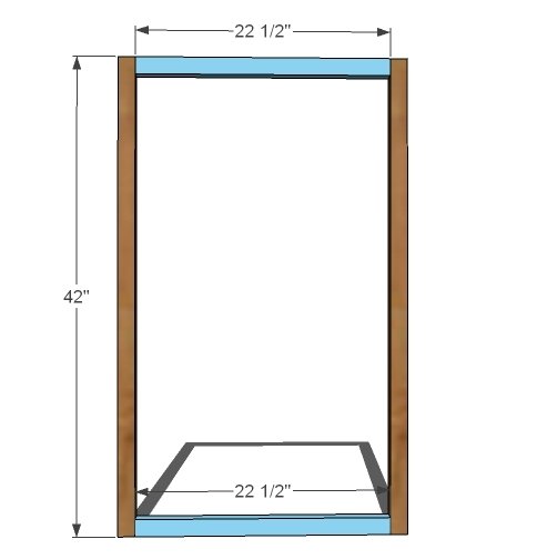 Simple Modern Bar Table — step 3