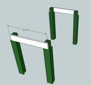 A Simple Modern Desk — step 4