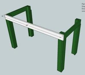 A Simple Modern Desk — step 5
