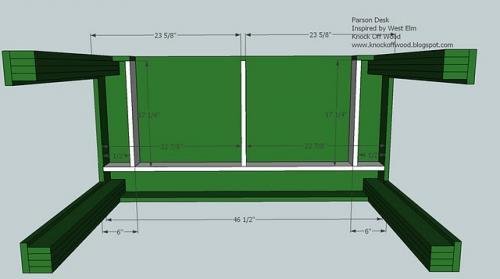 A Simple Modern Desk — step 8