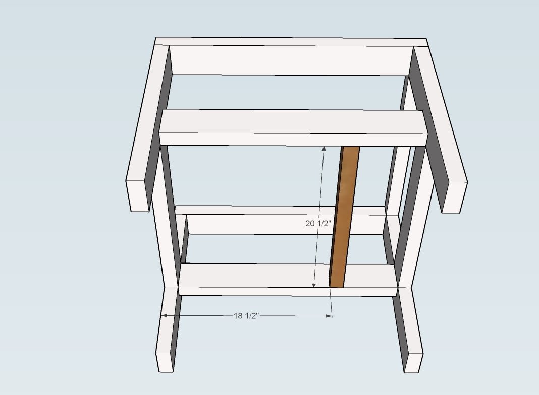 Simple Modern Outdoor Chair — step 3