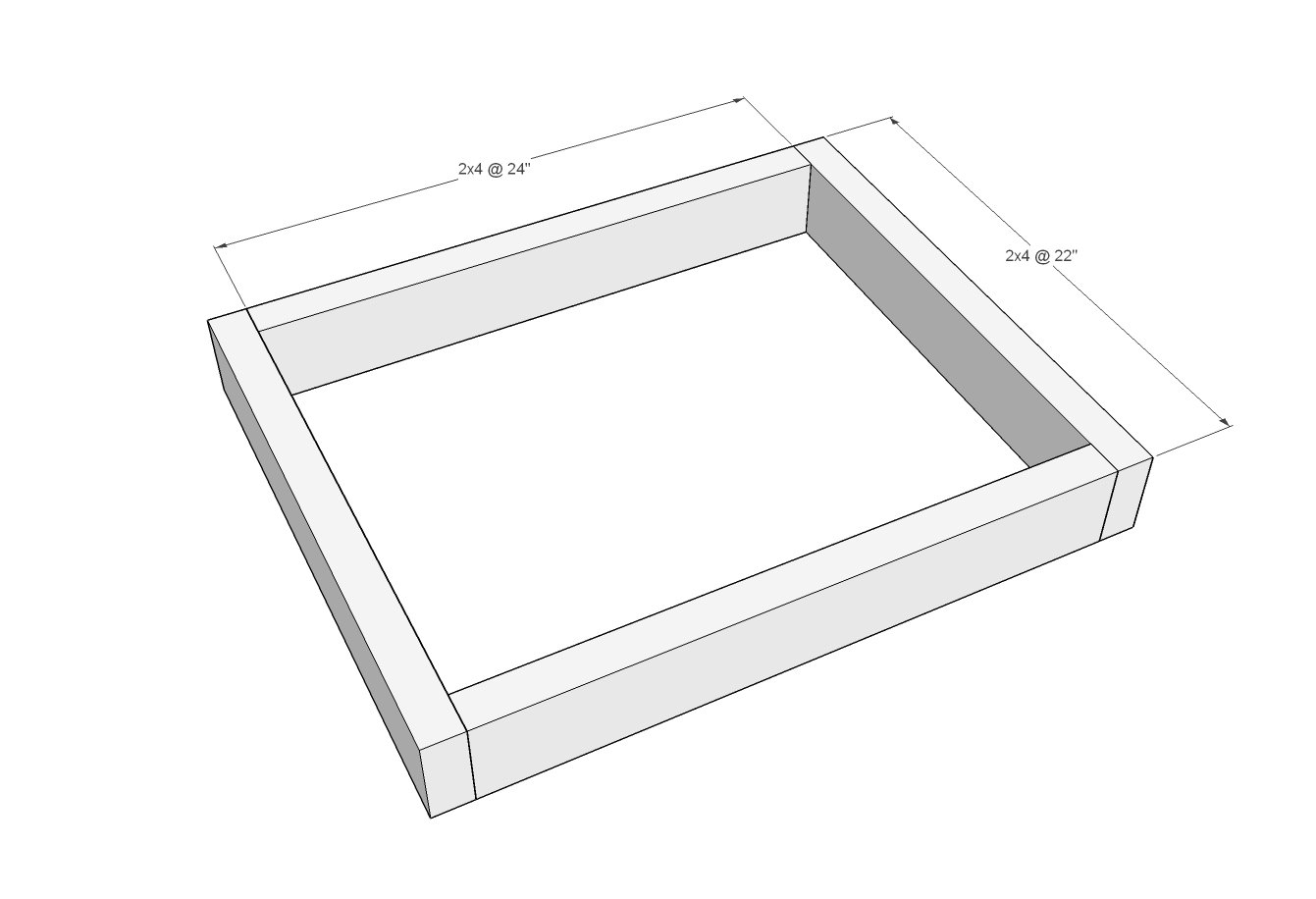 Simple Modern Outdoor Sectional — step 1