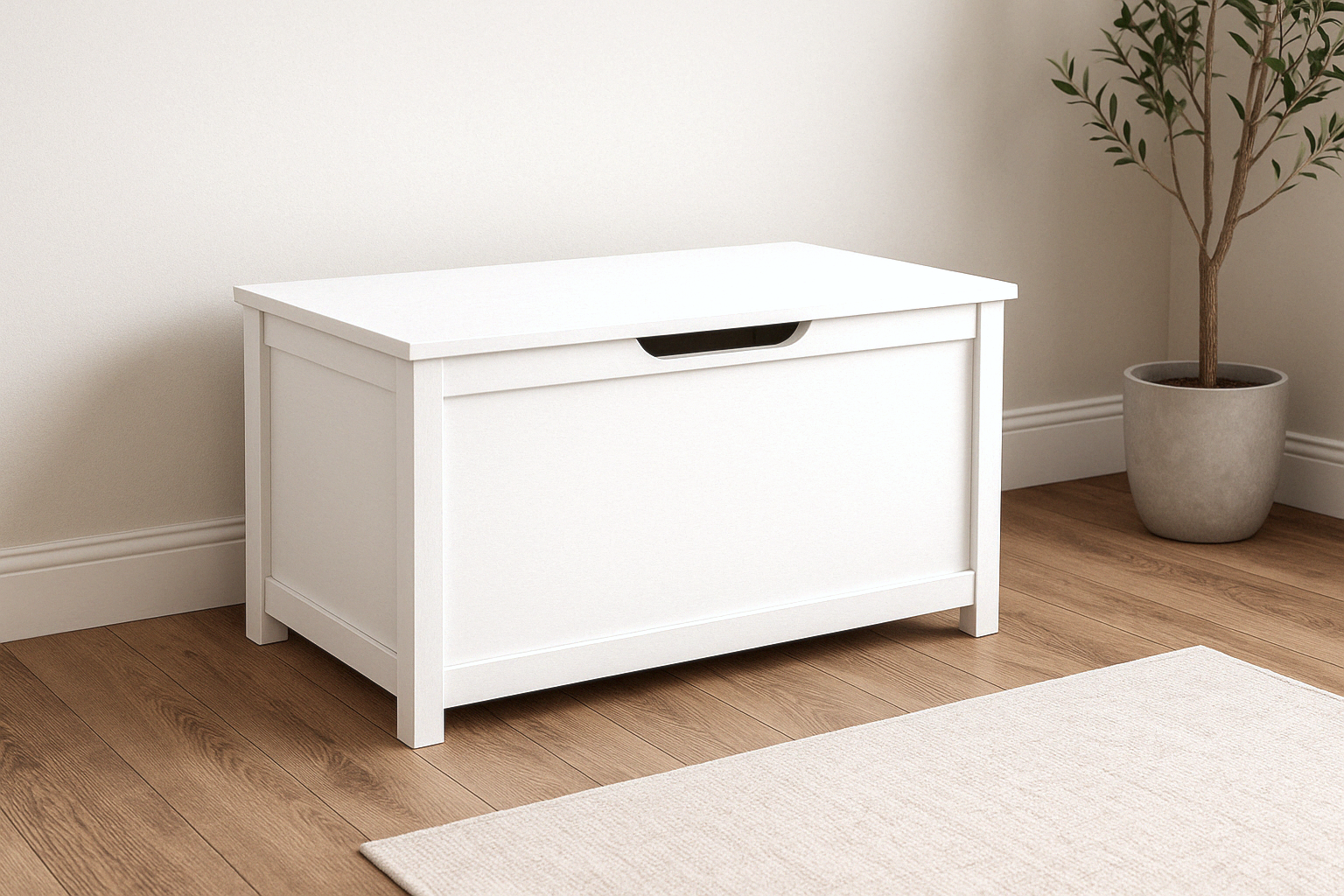 Simple Modern Toy Box with Lid