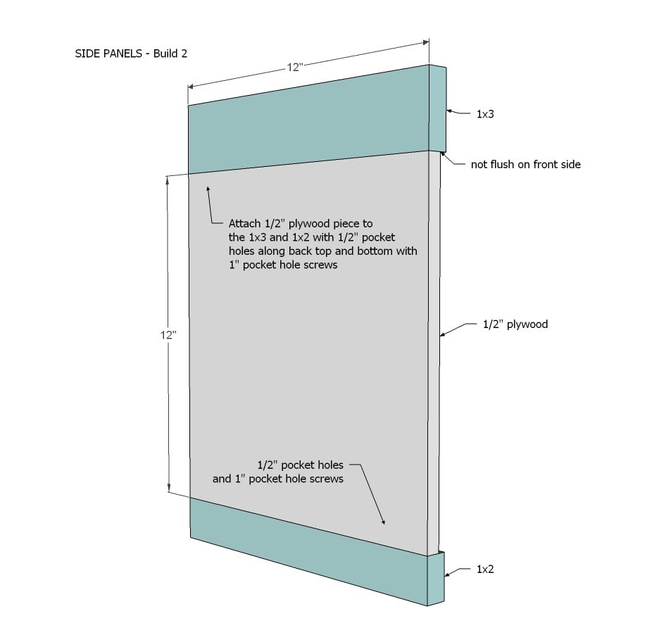 Simple Modern Toy Box with Lid — step 1