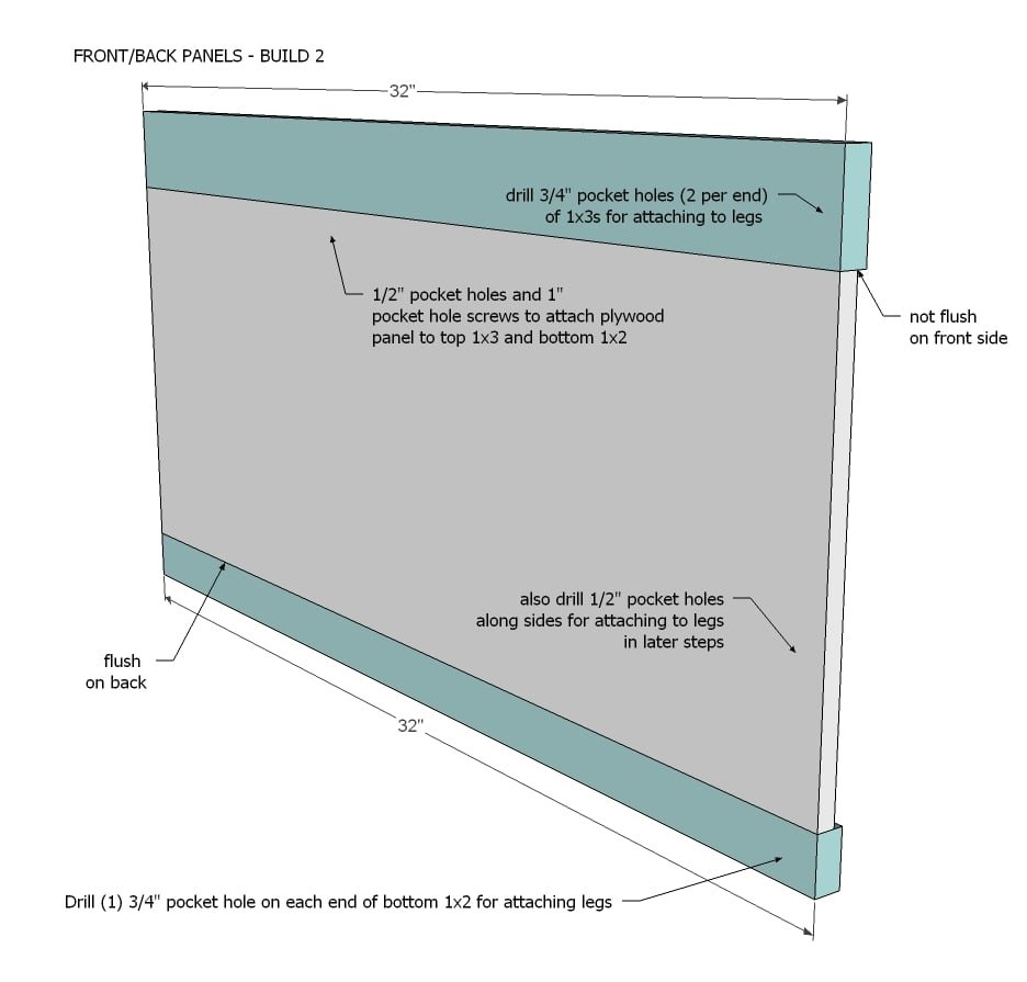 Simple Modern Toy Box with Lid — step 2