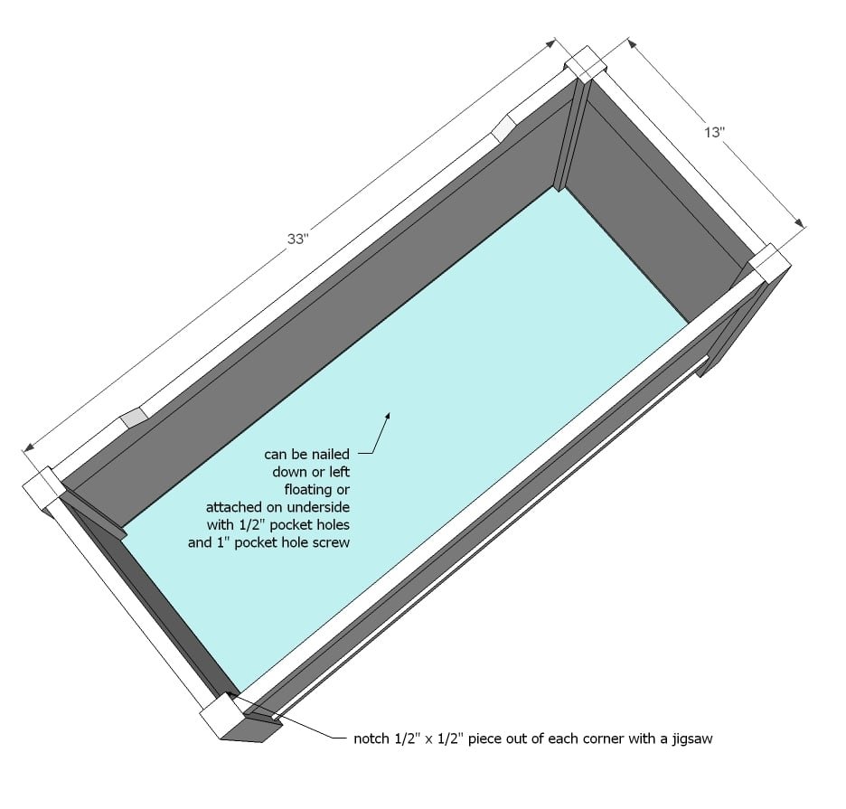 Simple Modern Toy Box with Lid — step 6