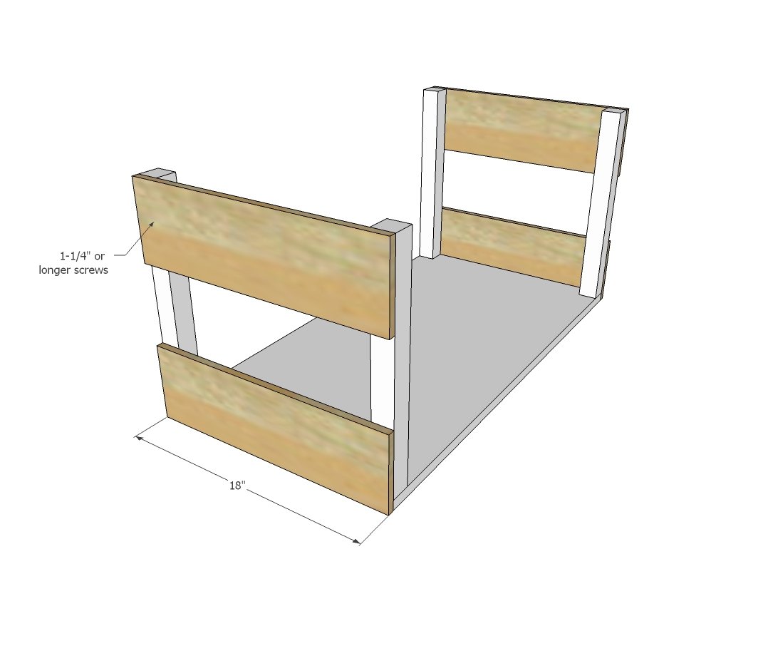 Simple Open Top Wood Toy Box — step 2