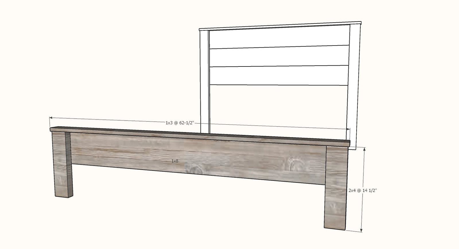 Simple Panel Bed (All Mattress Sizes) — step 3
