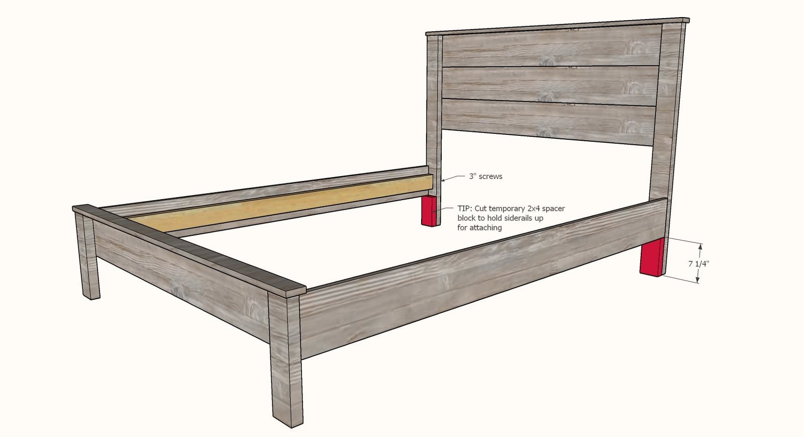 Simple Panel Bed (All Mattress Sizes) — step 5