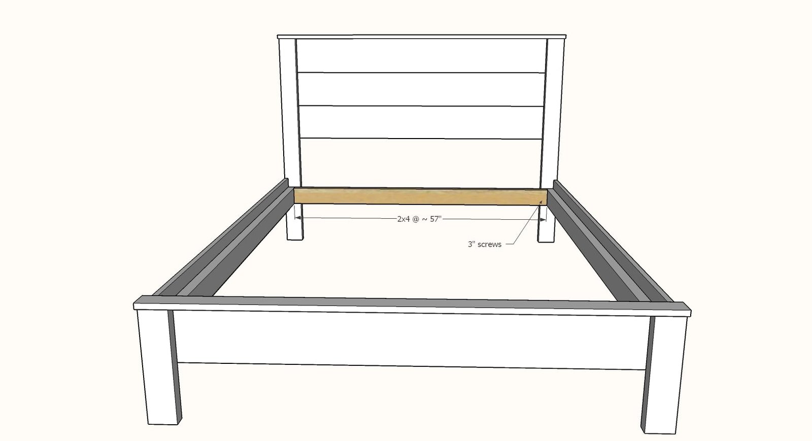 Simple Panel Bed (All Mattress Sizes) — step 6