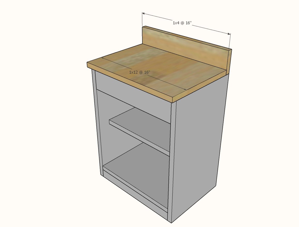 Simple Play Kitchen Sink and Stove — step 4