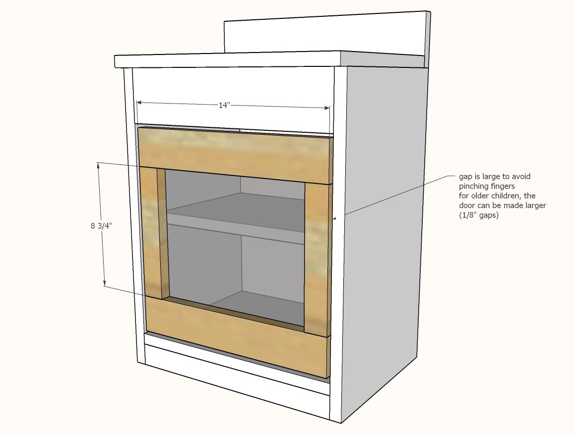 Simple Play Kitchen Sink and Stove — step 5