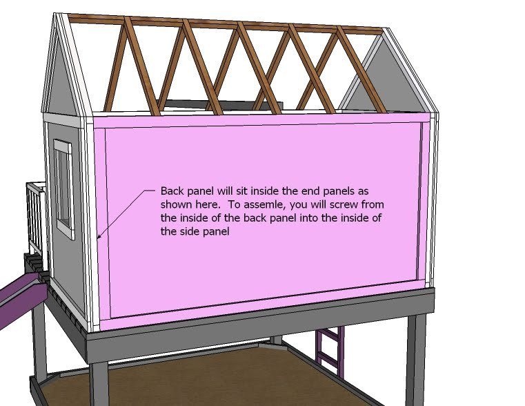 Simple Playhouse — step 4