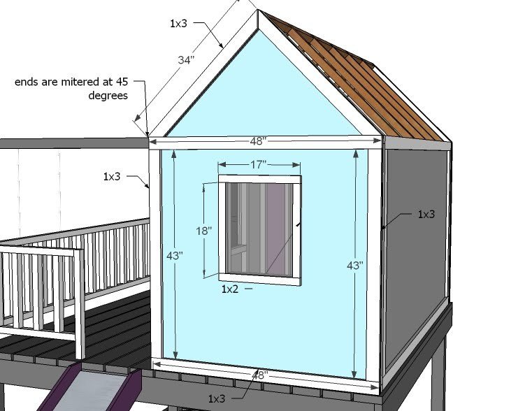 Simple Playhouse — step 6
