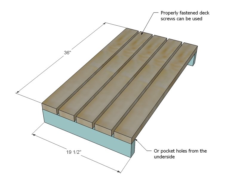 Simple Potting Bench — step 1