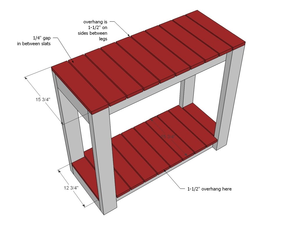 Simple Rolling Bar Cart — step 3