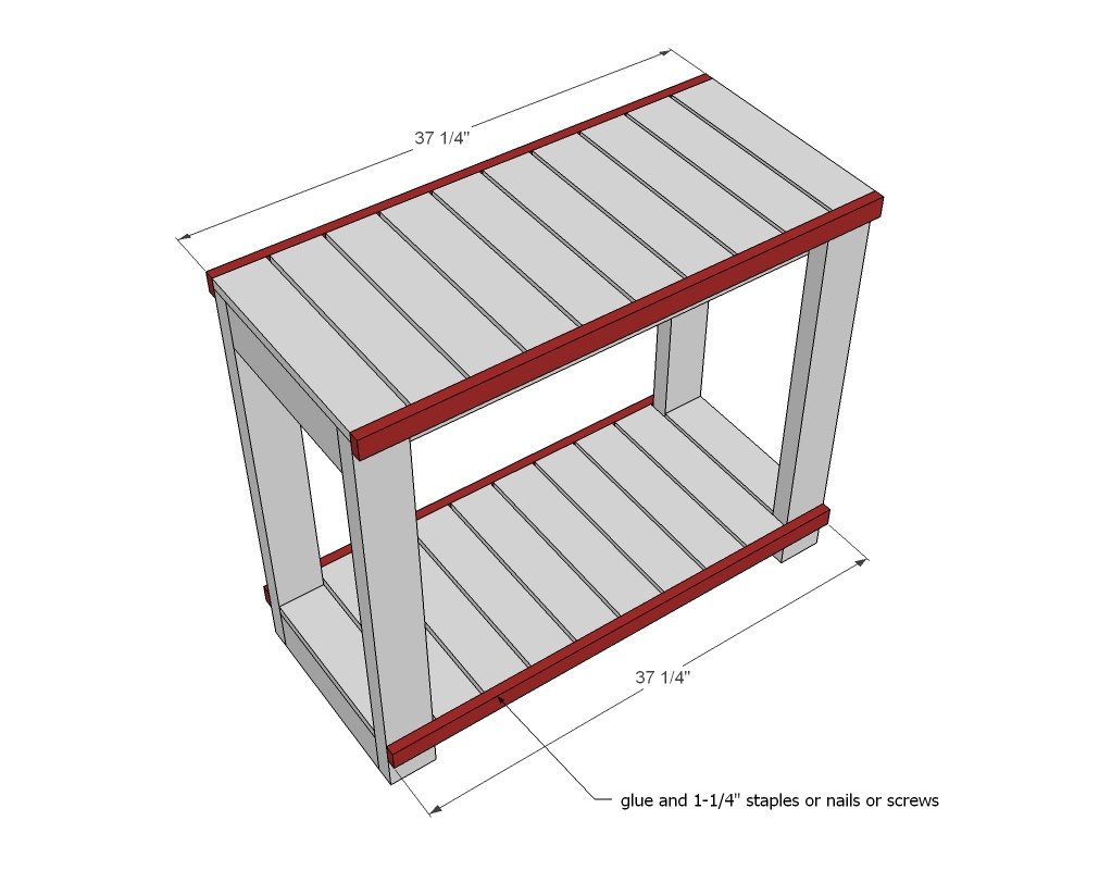 Simple Rolling Bar Cart — step 4