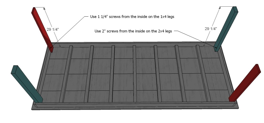 Simple Rustic Table — step 4