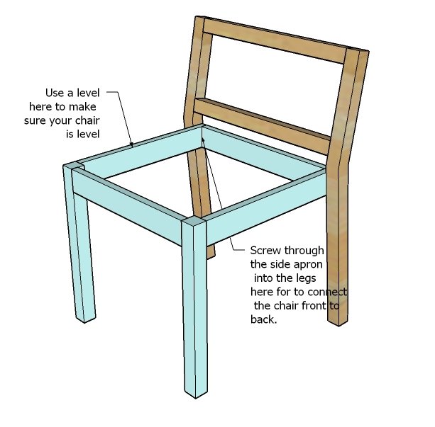 Simple Stackable Outdoor Chairs — step 4