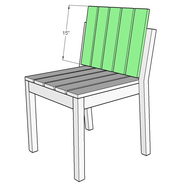 Simple Stackable Outdoor Chairs — step 6