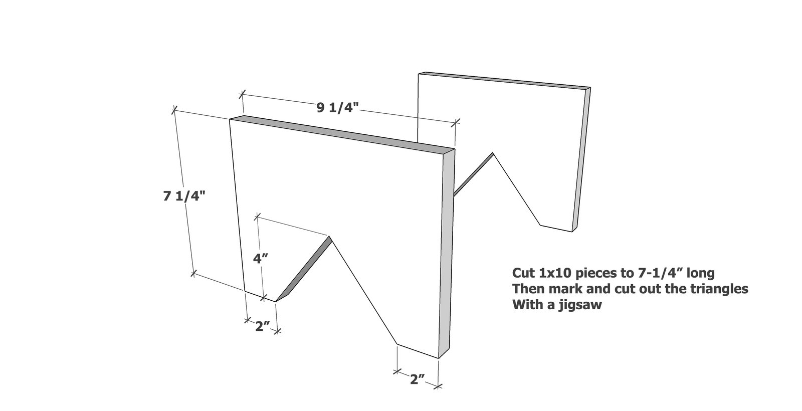 Simple Step Stool — step 1