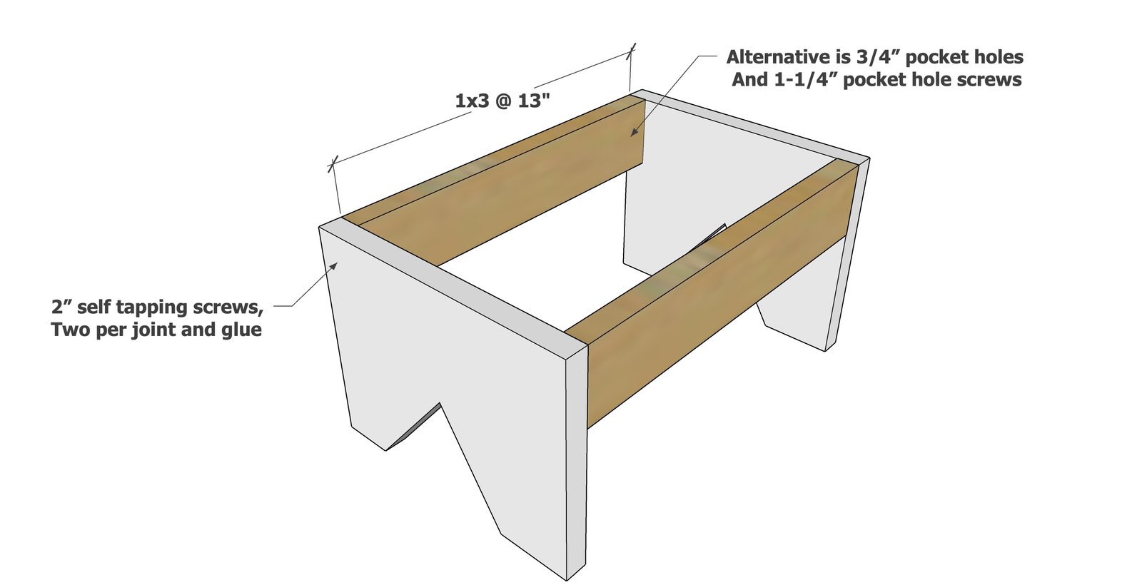 Simple Step Stool — step 2