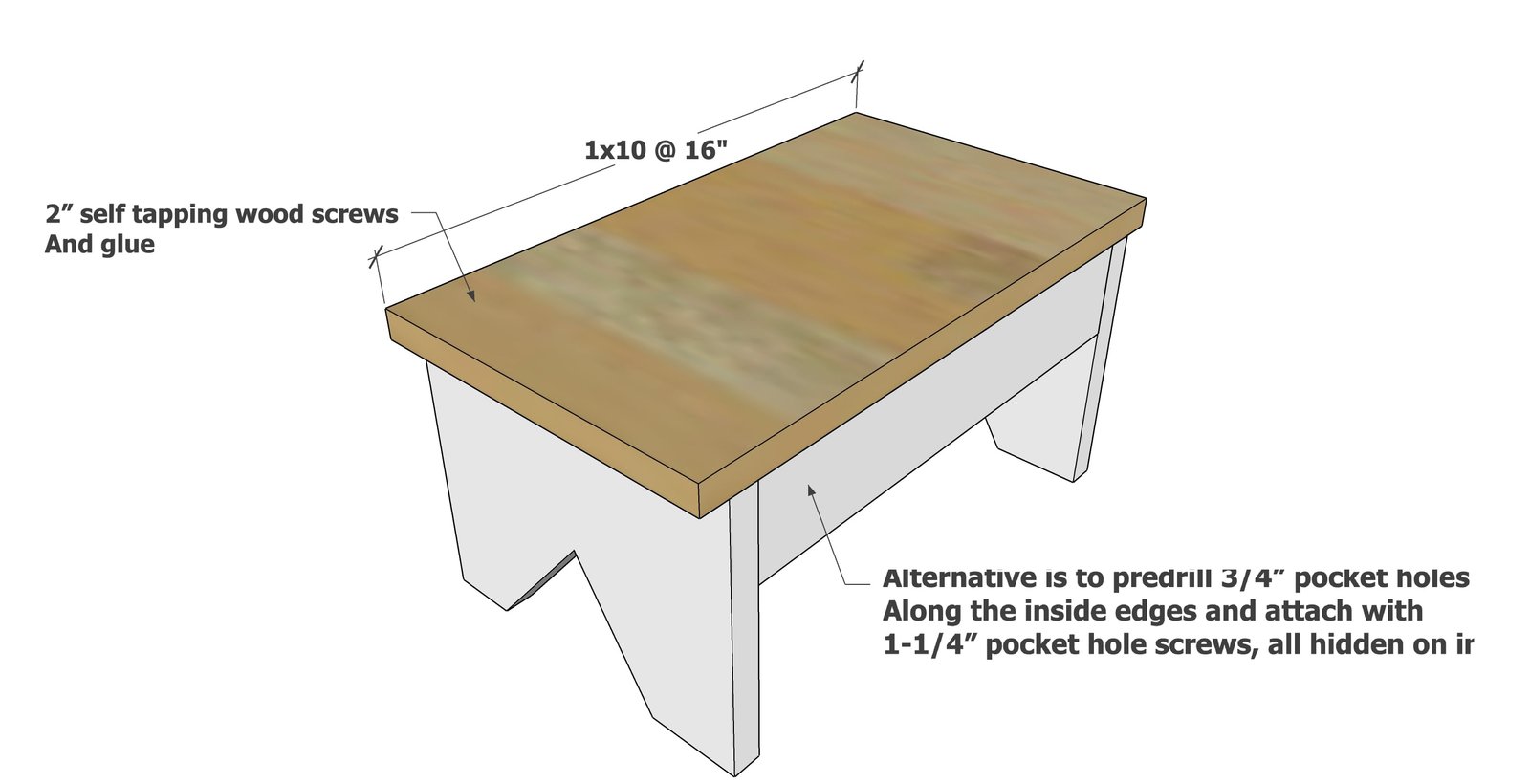 Simple Step Stool — step 3