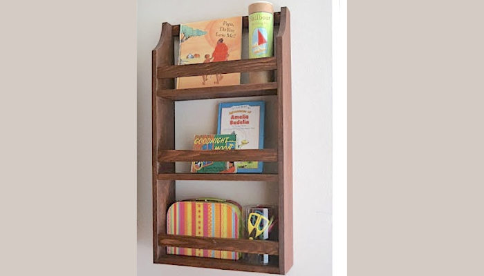 Simple Wall Shelf for Books or Magazines