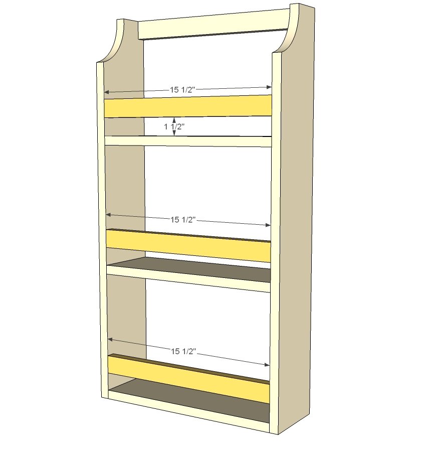 Simple Wall Shelf for Books or Magazines — step 3
