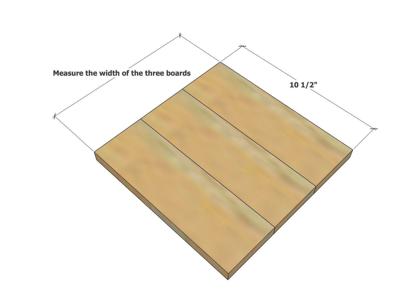 Simple Wooden Pie Box — step 1