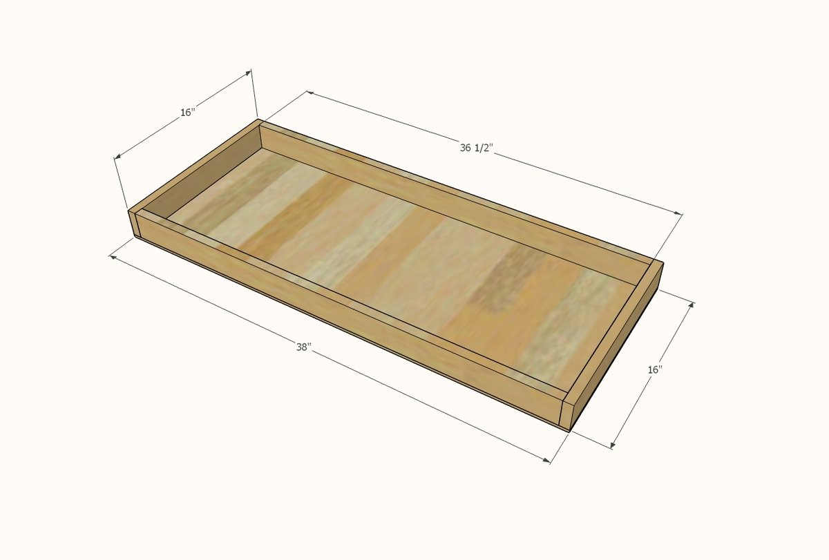 Simple Writing Desk with Drawer — step 7