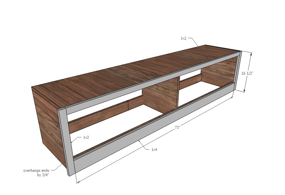 Simplest to Build Wood Storage Bed with Drawers — step 3