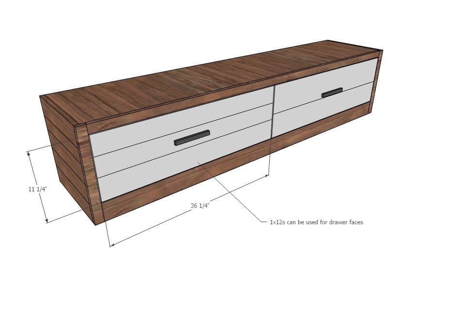 Simplest to Build Wood Storage Bed with Drawers — step 6