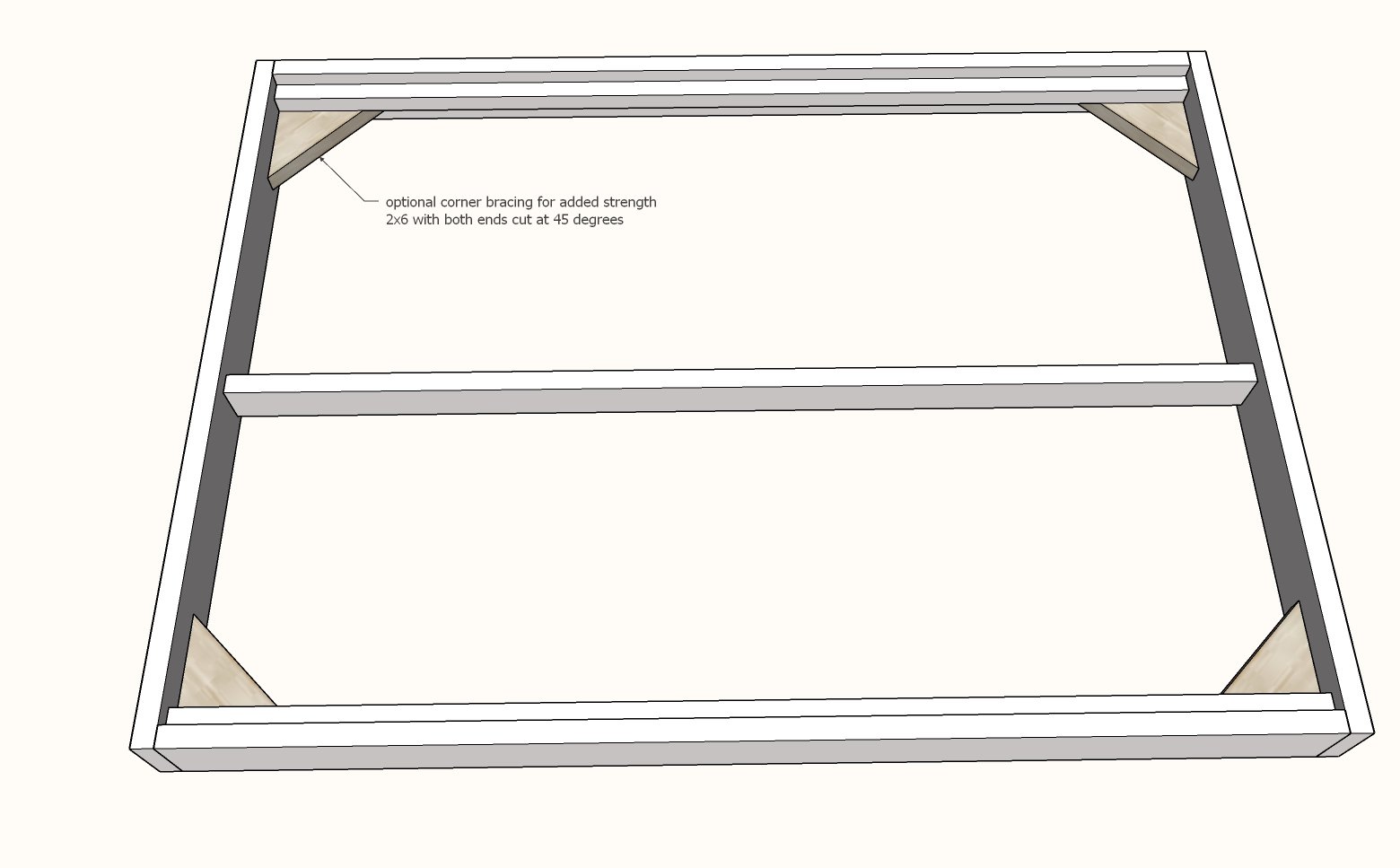 Simplest DIY Bed Frame (All Mattress Sizes) — step 4