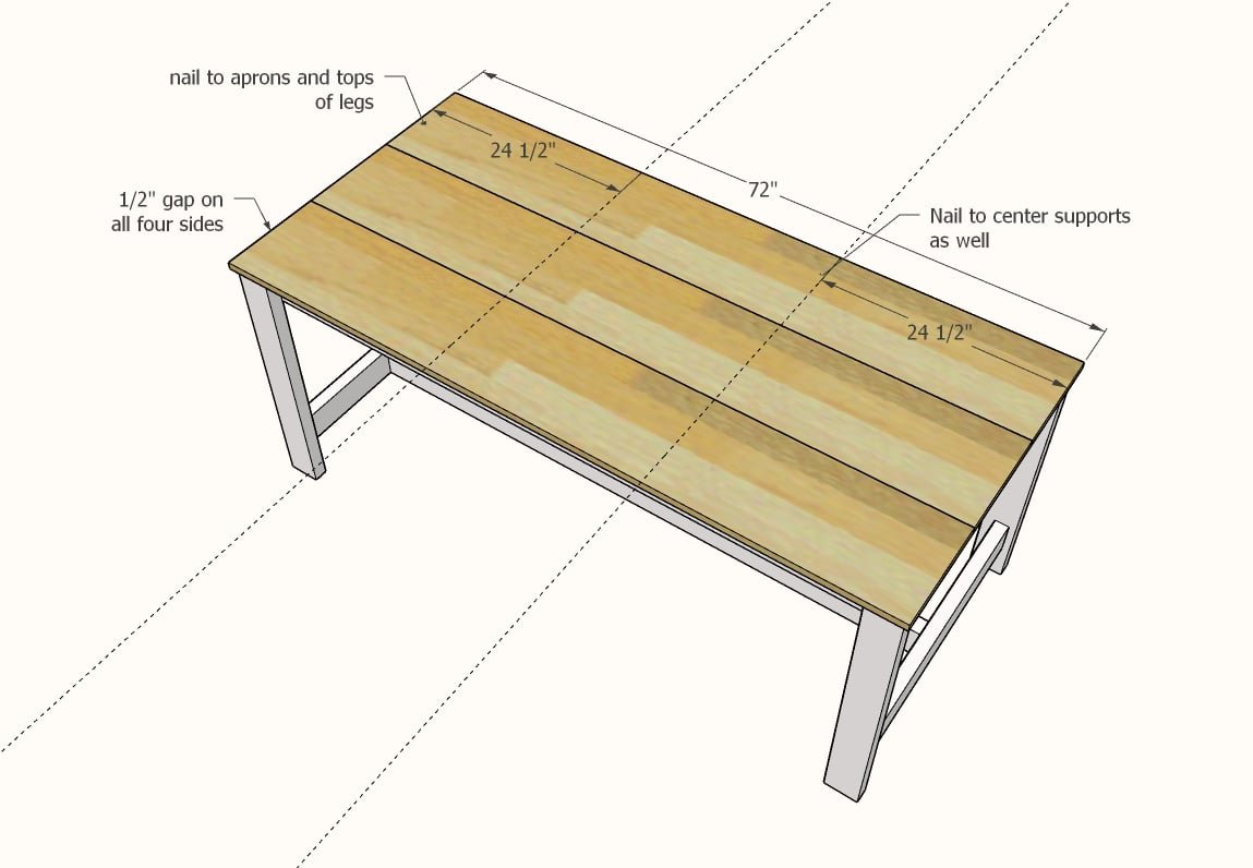 Simplest Farm Table — step 4