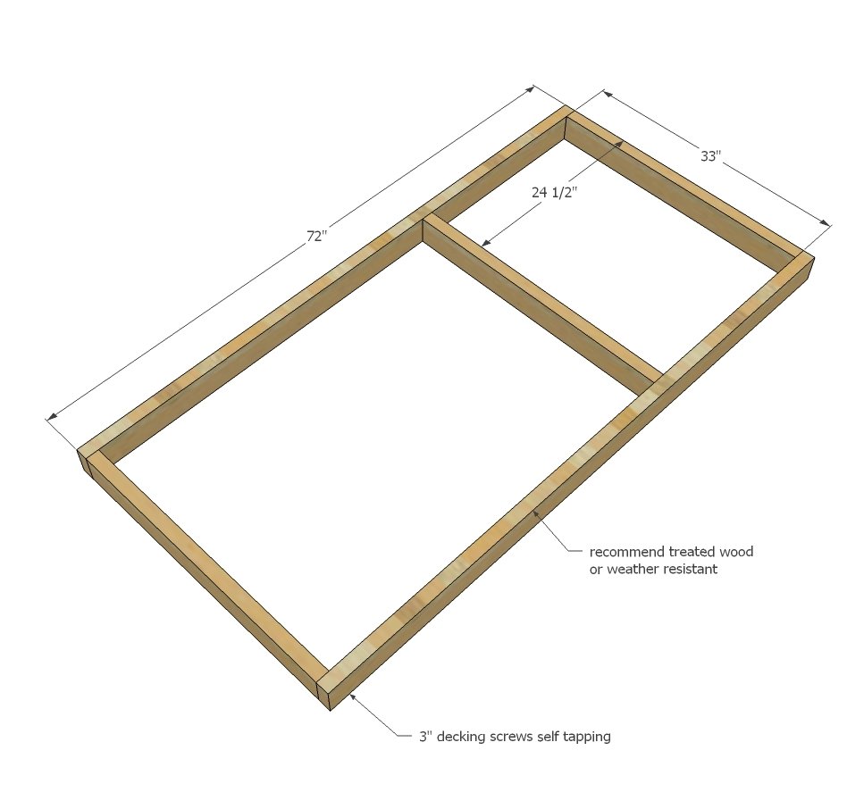 Simplest Outhouse — step 1