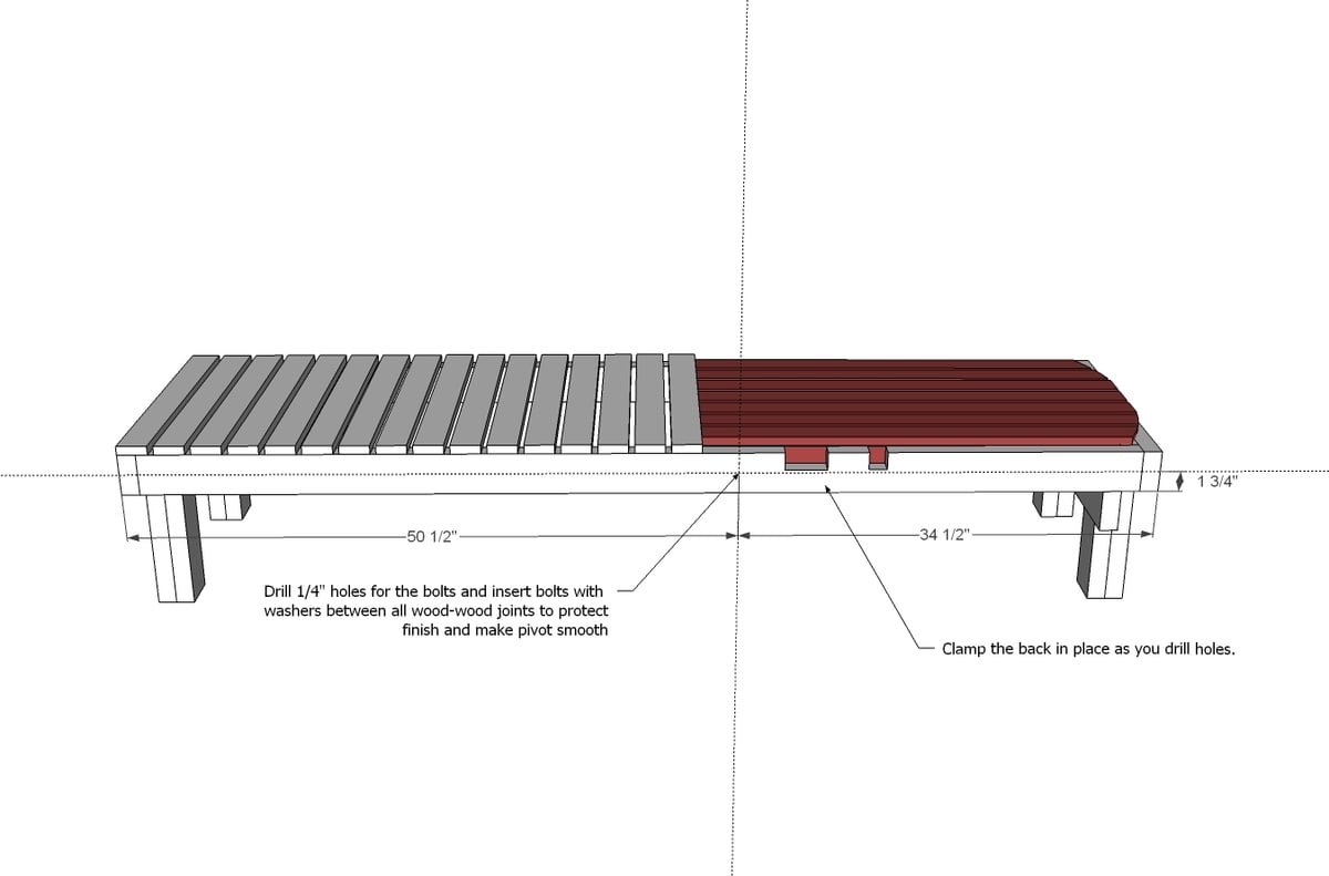 Simplest Wood Chaise Lounge Chairs — step 7