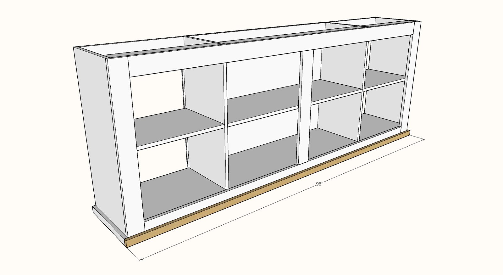Simplified 8' Barn Door Console — step 6
