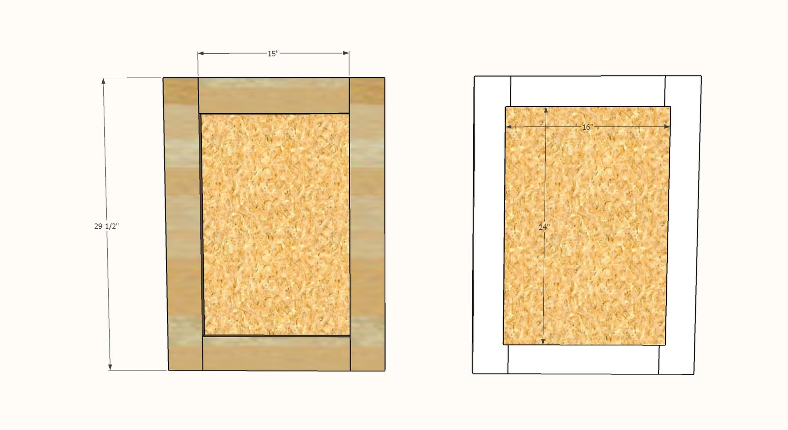 Simplified 8' Barn Door Console — step 8