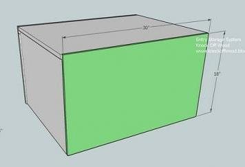 Single DIY Entryway Drawer Bench — step 5
