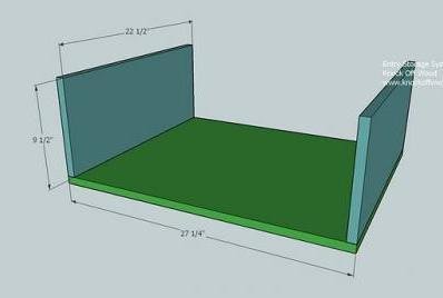 Single DIY Entryway Drawer Bench — step 6