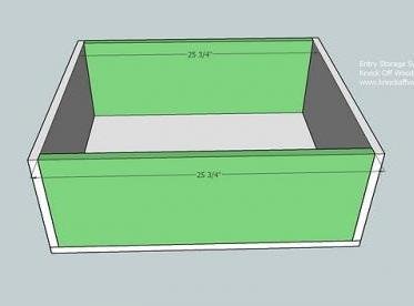 Single DIY Entryway Drawer Bench — step 7