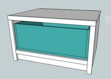 Single DIY Entryway Drawer Bench — step 8