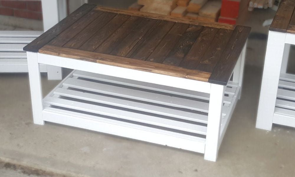 Slatted Outdoor Coffee Table