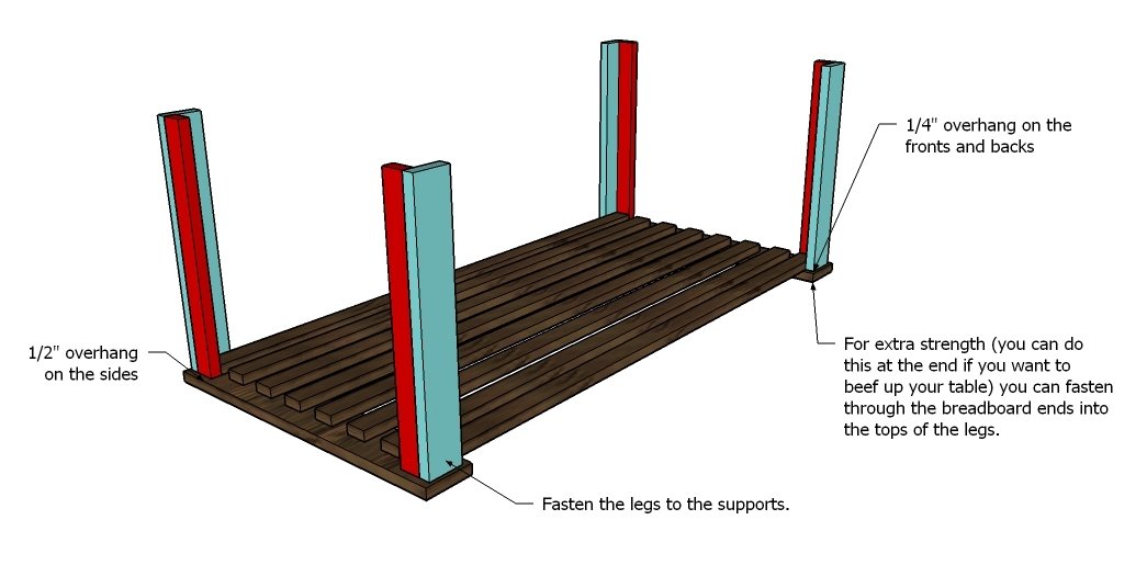 Slatted Outdoor Coffee Table — step 3