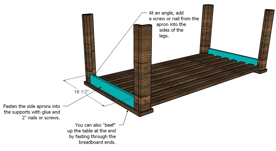 Slatted Outdoor Coffee Table — step 4