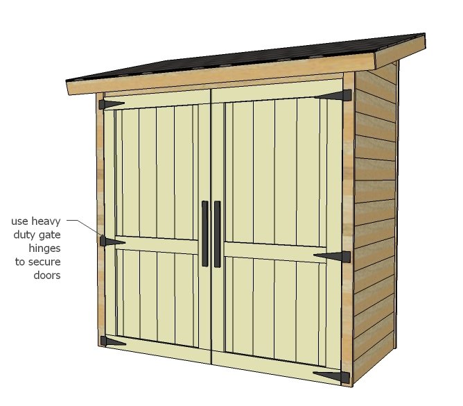 Small Cedar Shed — step 13