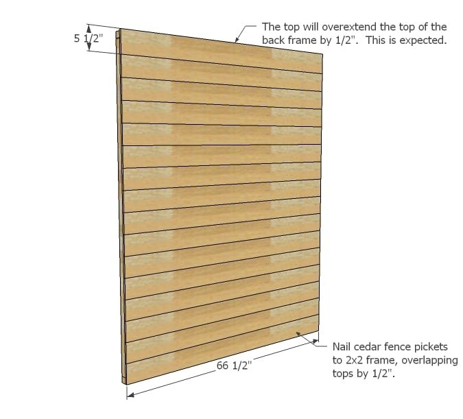 Small Cedar Shed — step 2